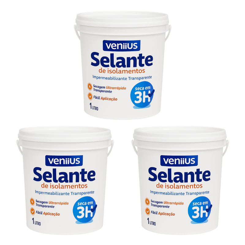 Kits de Selantes Impermeabilizantes Veniius | Mais Volume, Mais Economia