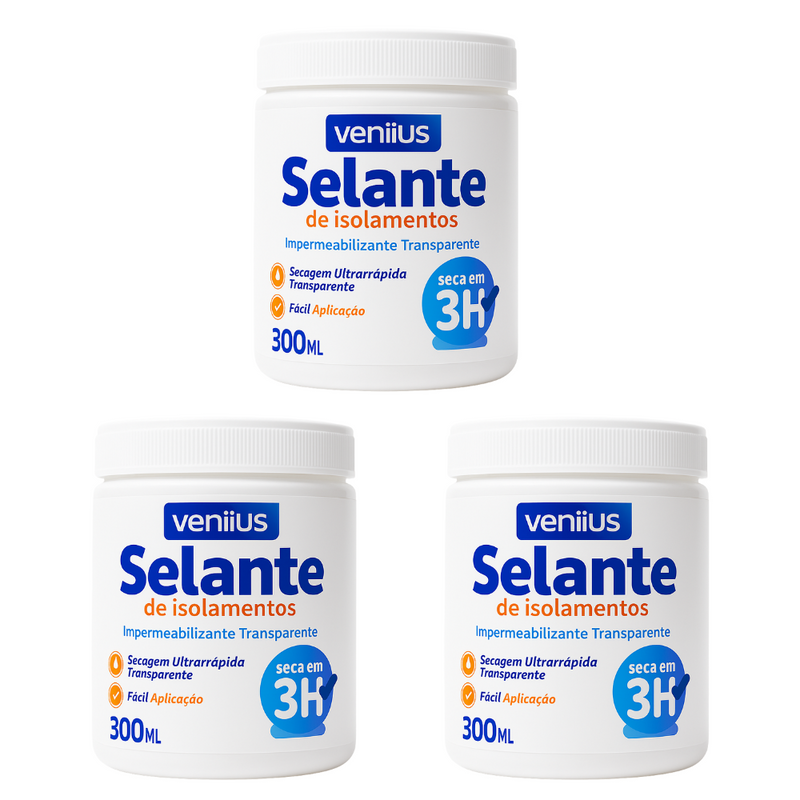 Kits de Selantes Impermeabilizantes Veniius | Mais Volume, Mais Economia