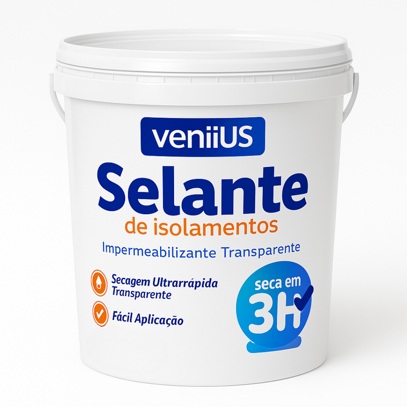 Selante para Impermeabilização de Infiltrações e Vazamentos Veniius | 5 Litros